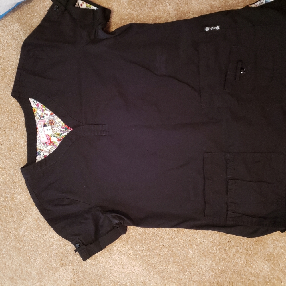Koi scrub top